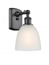 Innovations Lighting 516-1W-BK-G381 - Castile - 1 Light - 6 inch - Matte Black - Sconce