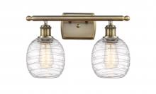 Innovations Lighting 516-2W-AB-G1013 - Belfast - 2 Light - 16 inch - Antique Brass - Bath Vanity Light