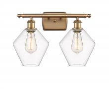 Innovations Lighting 516-2W-BB-G652-8 - Cindyrella - 2 Light - 18 inch - Brushed Brass - Bath Vanity Light