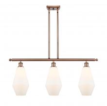 Innovations Lighting 516-3I-AC-G651-7 - Cindyrella - 3 Light - 36 inch - Antique Copper - Cord hung - Island Light