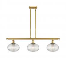 Innovations Lighting 516-3I-SG-G555-8CL - Ithaca - 3 Light - 36 inch - Satin Gold - Cord hung - Island Light