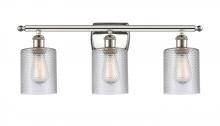  516-3W-PN-G112 - Cobbleskill - 3 Light - 25 inch - Polished Nickel - Bath Vanity Light