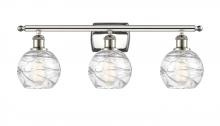 Innovations Lighting 516-3W-PN-G1213-6-LED - Athens Deco Swirl - 3 Light - 26 inch - Polished Nickel - Bath Vanity Light