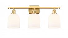 Innovations Lighting 516-3W-SG-G558-6GWH - Bella - 3 Light - 26 inch - Satin Gold - Bath Vanity Light