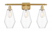 Innovations Lighting 516-3W-SG-G652-7 - Cindyrella - 3 Light - 27 inch - Satin Gold - Bath Vanity Light