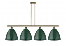 Innovations Lighting 516-4I-AB-MBD-12-GR - Plymouth - 4 Light - 50 inch - Antique Brass - Cord hung - Island Light