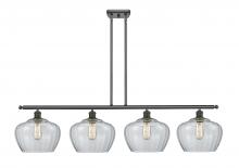  516-4I-OB-G92-L-LED - Fenton - 4 Light - 49 inch - Oil Rubbed Bronze - Cord hung - Island Light