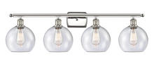 Innovations Lighting 516-4W-PN-G124 - Athens - 4 Light - 38 inch - Polished Nickel - Bath Vanity Light