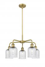 Innovations Lighting 516-5CR-BB-G559-5SDY - Bridal Veil - 5 Light - 23 inch - Brushed Brass - Chandelier