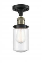 Innovations Lighting 517-1CH-BAB-G314 - Dover - 1 Light - 5 inch - Black Antique Brass - Semi-Flush Mount