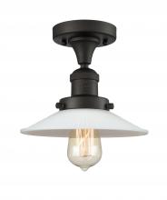 Innovations Lighting 517-1CH-OB-G1 - Halophane - 1 Light - 9 inch - Oil Rubbed Bronze - Semi-Flush Mount