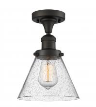 Innovations Lighting 517-1CH-OB-G44-LED - Cone - 1 Light - 8 inch - Oil Rubbed Bronze - Semi-Flush Mount