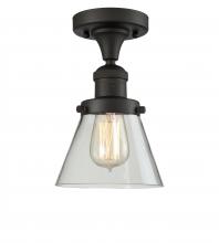 Innovations Lighting 517-1CH-OB-G62 - Cone - 1 Light - 7 inch - Oil Rubbed Bronze - Semi-Flush Mount