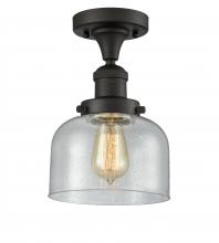 Innovations Lighting 517-1CH-OB-G74 - Bell - 1 Light - 8 inch - Oil Rubbed Bronze - Semi-Flush Mount