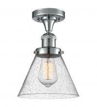 Innovations Lighting 517-1CH-PC-G44 - Cone - 1 Light - 8 inch - Polished Chrome - Semi-Flush Mount