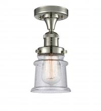 Innovations Lighting 517-1CH-PN-G184S - Canton - 1 Light - 6 inch - Polished Nickel - Semi-Flush Mount