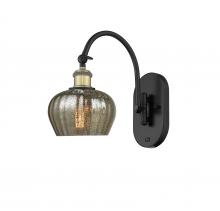 Innovations Lighting 518-1W-BAB-G96 - Fenton - 1 Light - 7 inch - Black Antique Brass - Sconce