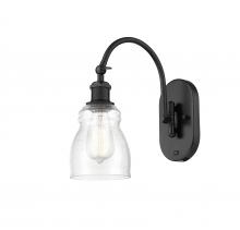 Innovations Lighting 518-1W-BK-G394 - Ellery - 1 Light - 5 inch - Matte Black - Sconce