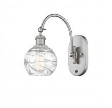 Innovations Lighting 518-1W-SN-G1213-6 - Athens Deco Swirl - 1 Light - 6 inch - Brushed Satin Nickel - Sconce