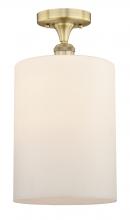 Innovations Lighting 616-1F-BB-G111-L - Cobbleskill - 1 Light - 9 inch - Brushed Brass - Semi-Flush Mount