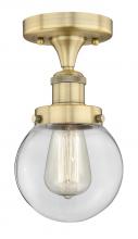 Innovations Lighting 616-1F-BB-G202-6 - Beacon - 1 Light - 6 inch - Brushed Brass - Semi-Flush Mount