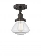 Innovations Lighting 616-1F-OB-G324 - Olean - 1 Light - 7 inch - Oil Rubbed Bronze - Semi-Flush Mount