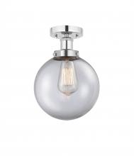 Innovations Lighting 616-1F-PC-G202-8 - Beacon - 1 Light - 8 inch - Polished Chrome - Semi-Flush Mount