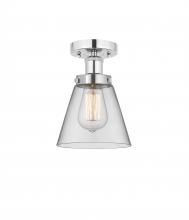 Innovations Lighting 616-1F-PC-G62 - Cone - 1 Light - 6 inch - Polished Chrome - Semi-Flush Mount