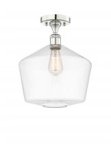 Innovations Lighting 616-1F-PN-G652-12 - Cindyrella - 1 Light - 12 inch - Polished Nickel - Semi-Flush Mount