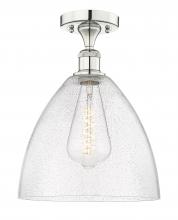 Innovations Lighting 616-1F-PN-GBD-124 - Bristol - 1 Light - 12 inch - Polished Nickel - Semi-Flush Mount