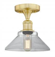 Innovations Lighting 616-1F-SG-G132 - Orwell - 1 Light - 8 inch - Satin Gold - Flush Mount