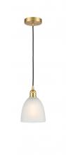 Innovations Lighting 616-1P-SG-G381 - Castile - 1 Light - 6 inch - Satin Gold - Cord hung - Mini Pendant