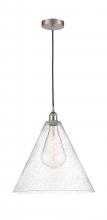 Innovations Lighting 616-1P-SN-GBC-164 - Berkshire - 1 Light - 16 inch - Brushed Satin Nickel - Cord hung - Pendant