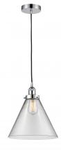 Innovations Lighting 616-1PH-PC-G42-L - Cone - 1 Light - 12 inch - Polished Chrome - Cord hung - Mini Pendant