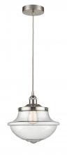 Innovations Lighting 616-1PH-SN-G544 - Oxford - 1 Light - 12 inch - Satin Nickel - Mini Pendant