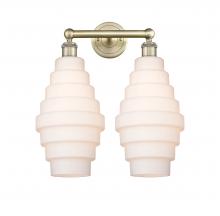 Innovations Lighting 616-2W-AB-G671-8 - Cascade - 2 Light - 17 inch - Antique Brass - Bath Vanity Light