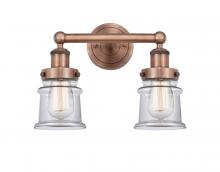 Innovations Lighting 616-2W-AC-G182S - Canton - 2 Light - 14 inch - Antique Copper - Bath Vanity Light