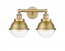 Innovations Lighting 616-2W-BB-HFS-62-BB - Hampden - 2 Light - 16 inch - Brushed Brass - Bath Vanity Light