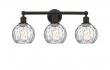 Innovations Lighting 616-3W-OB-G1215-6 - Athens Water Glass - 3 Light - 24 inch - Oil Rubbed Bronze - Bath Vanity Light