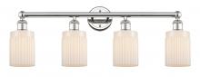 Innovations Lighting 616-4W-PN-G341 - Hadley - 4 Light - 32 inch - Polished Nickel - Bath Vanity Light