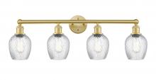 Innovations Lighting 616-4W-SG-G292 - Salina - 4 Light - 33 inch - Satin Gold - Bath Vanity Light