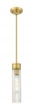 Innovations Lighting 617-1S-BB-G617-11SCL - Boreas - 1 Light - 3 inch - Brushed Brass - Stem Hung - Mini Pendant