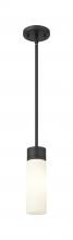 Innovations Lighting 617-1S-BK-G617-8WH - Boreas - 1 Light - 3 inch - Matte Black - Stem Hung - Mini Pendant