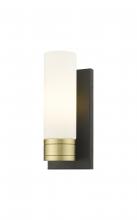 Innovations Lighting 617-1W-BAB-G617-8SWH - Boreas - 1 Light - 5 inch - Black Antique Brass - Sconce