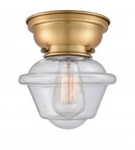 Innovations Lighting 623-1F-BB-G534 - Oxford - 1 Light - 8 inch - Brushed Brass - Flush Mount