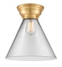 Innovations Lighting 623-1F-SG-G42-L - Cone - 1 Light - 12 inch - Satin Gold - Flush Mount