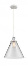 Innovations Lighting 916-1P-WPC-G42-L - Cone - 1 Light - 12 inch - White Polished Chrome - Cord hung - Mini Pendant