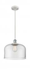 Innovations Lighting 916-1P-WPC-G72-L - Bell - 1 Light - 12 inch - White Polished Chrome - Cord hung - Mini Pendant