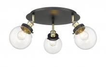 Innovations Lighting 916-3C-BAB-G202-6 - Beacon - 3 Light - 18 inch - Black Antique Brass - Flush Mount