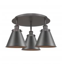 Innovations Lighting 916-3C-OB-M13-OB - Appalachian - 3 Light - 20 inch - Oil Rubbed Bronze - Flush Mount